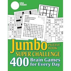 USA Today Jumbo Puzzle Book Super Challenge: 400 Brain Games for Every Day -- Us